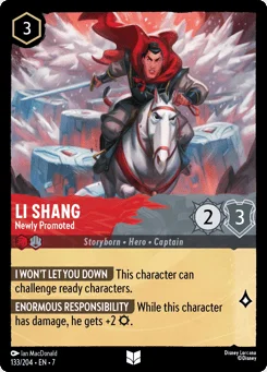 Li Shang - Newly Promoted