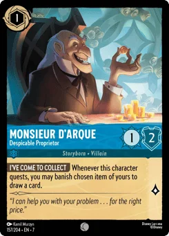 Monsieur D'Arque - Despicable Proprietor