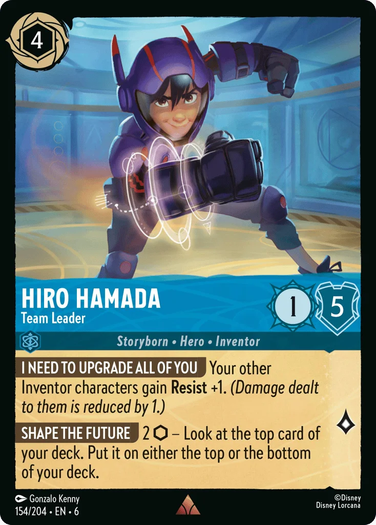 Hiro Hamada - Team Leader · Azurite Sea