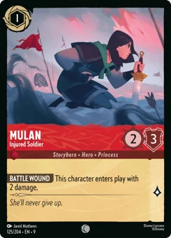 Mulan - Injured Soldier