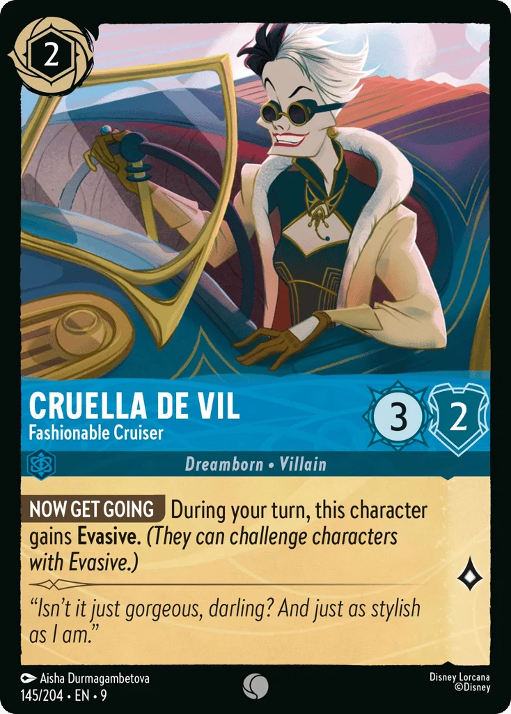 Cruella De Vil - Fashionable Cruiser · Fabled