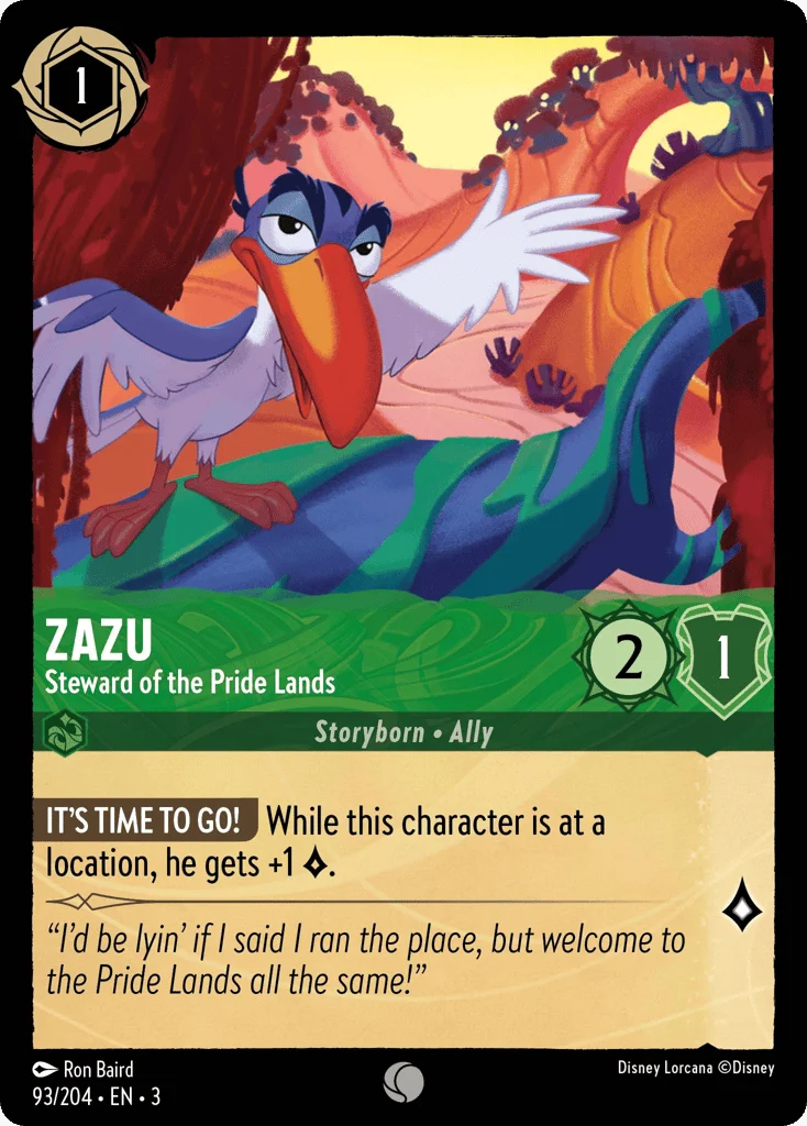 Zazu - Steward of the Pride Lands · Into the Inklands