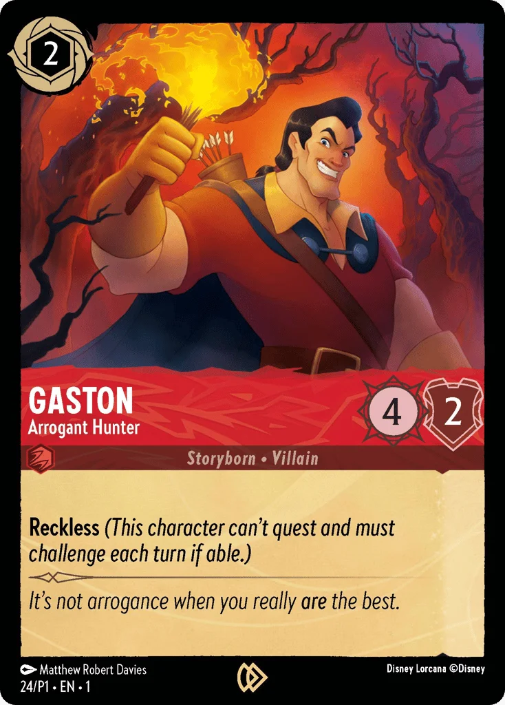 Gaston - Arrogant Hunter · Promo Expansion 1