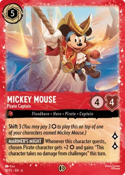 Mickey Mouse - Pirate Captain