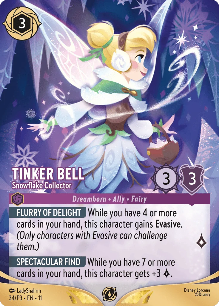 Tinker Bell - Snowflake Collector · Promo Expansion 3