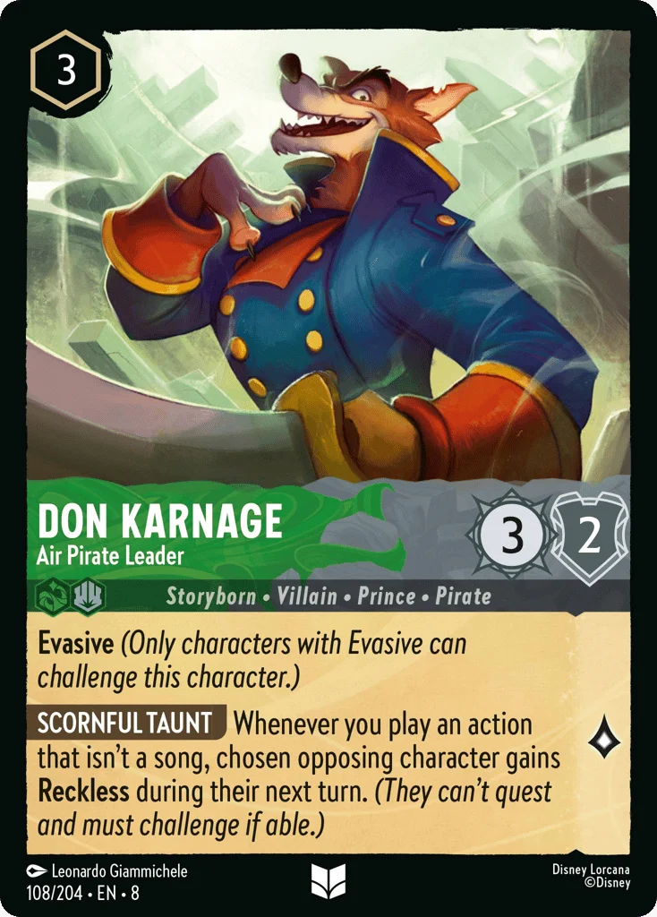 Don Karnage - Air Pirate Leader · Reign of Jafar