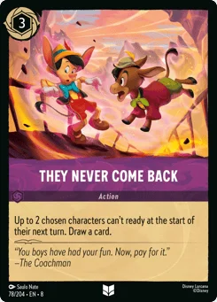 They Never Come Back