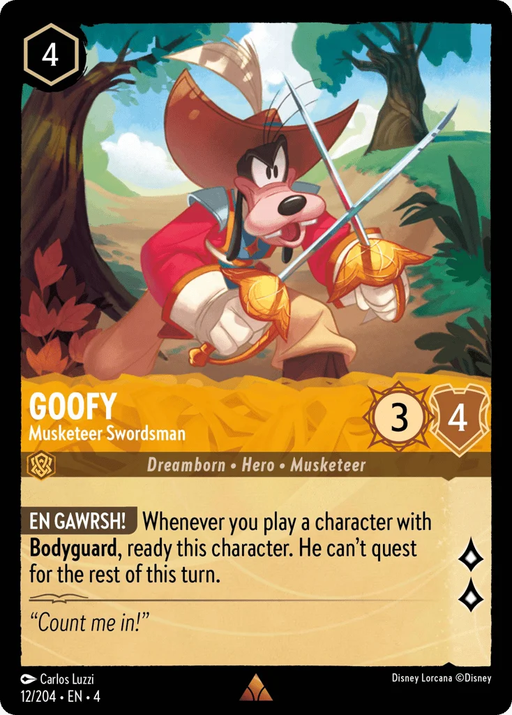 Goofy - Musketeer Swordsman · Ursula's Return