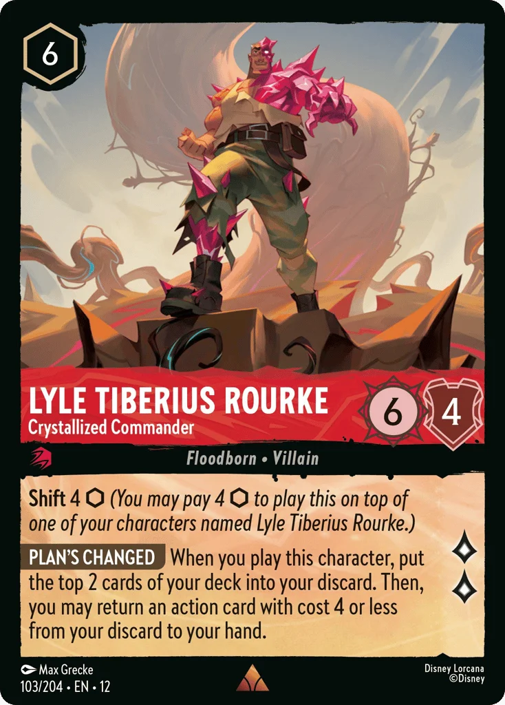 Lyle Tiberius Rourke - Crystallized Commander · Wilds Unknown