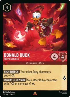 Donald Duck - Ruby Champion