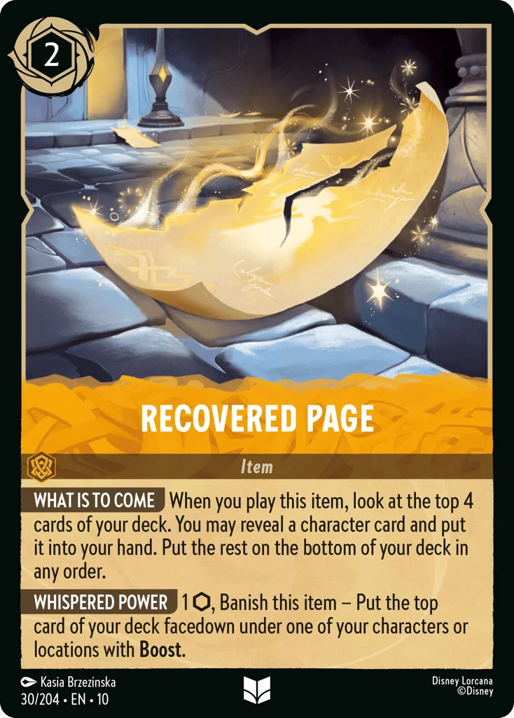 Recovered Page · Whispers in the Well