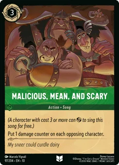 Malicious, Mean, and Scary