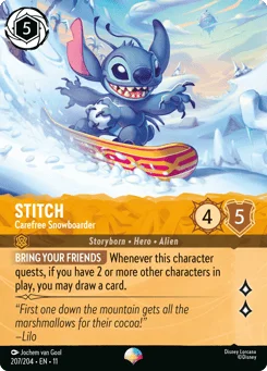 Stitch - Carefree Snowboarder