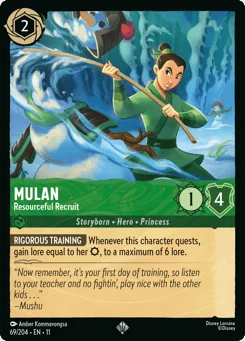 Mulan - Resourceful Recruit