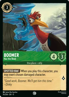 Boomer - Has the Beak