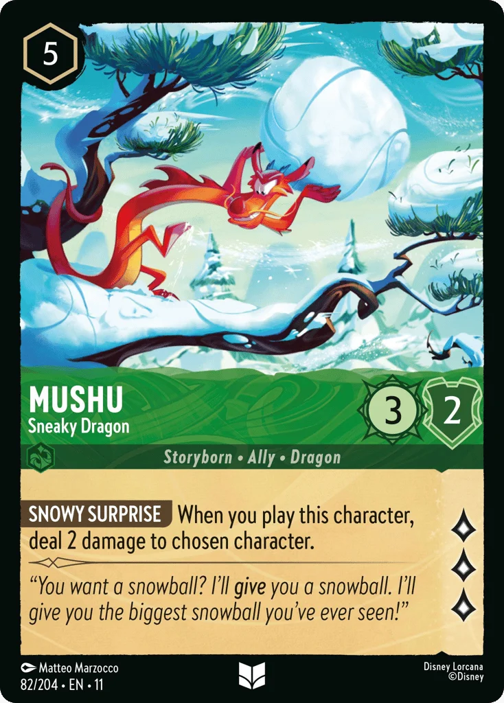 Mushu - Sneaky Dragon · Winterspell