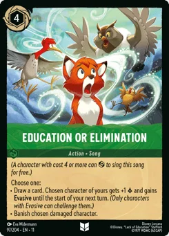 Education or Elimination