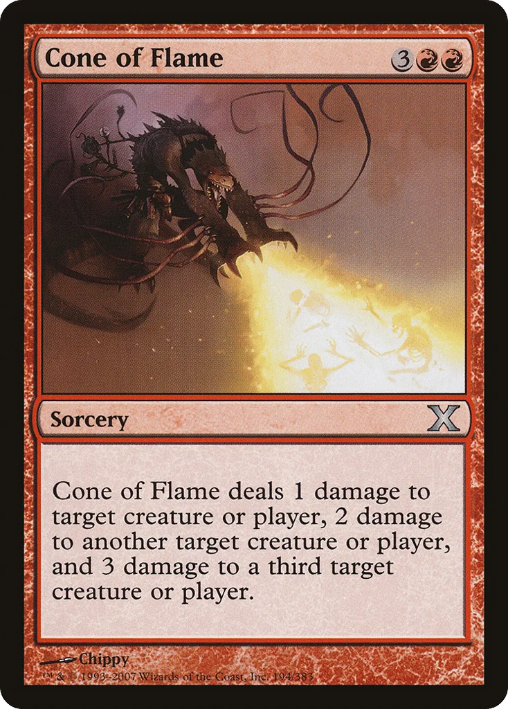 Cone of Flame · Tenth Edition
