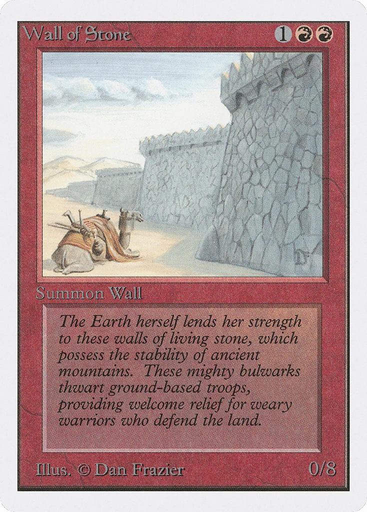 Wall of Stone · Unlimited Edition