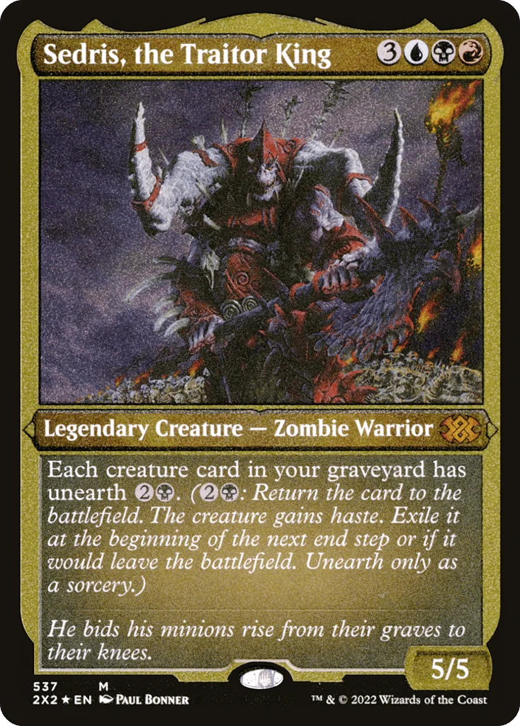 Sedris, the Traitor King · Double Masters 2022