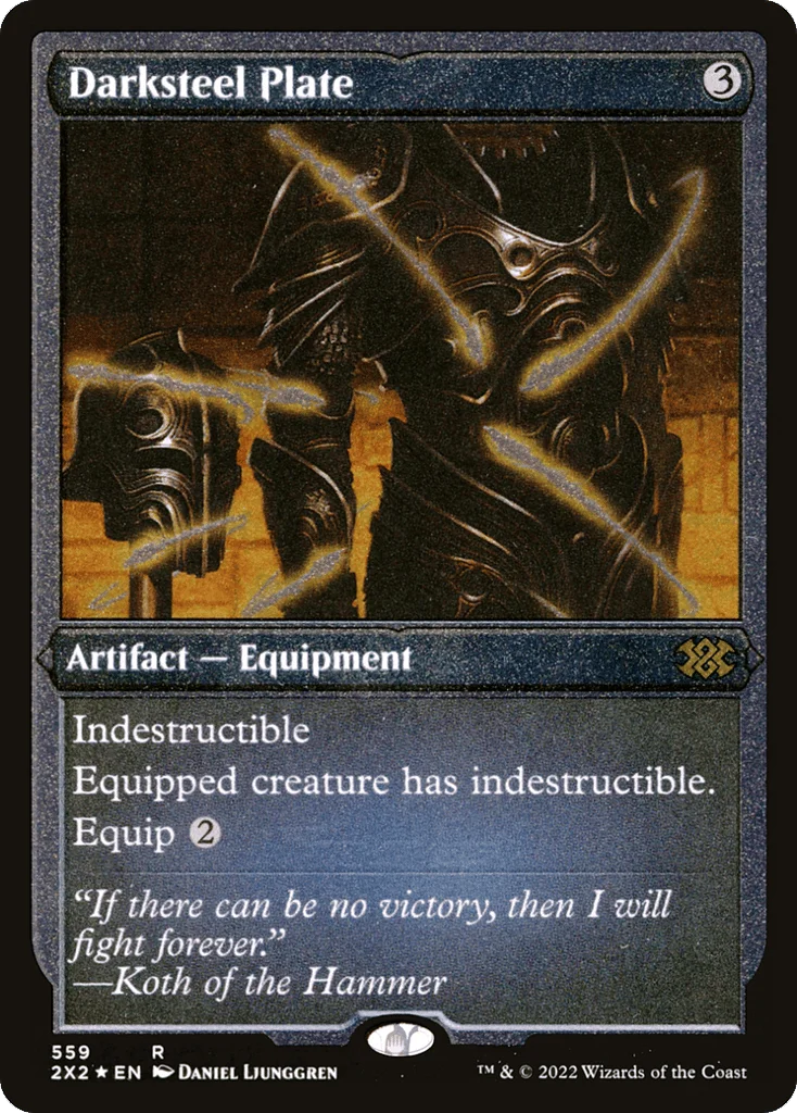 Darksteel Plate · Double Masters 2022