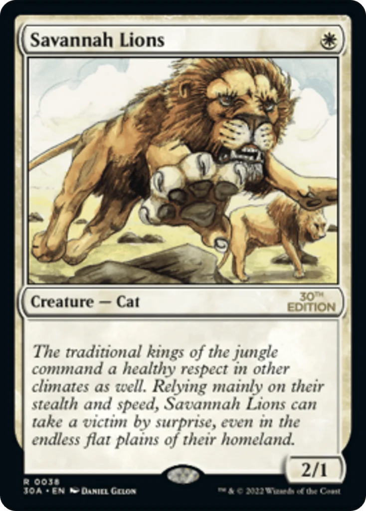 Savannah Lions · 30th Anniversary Edition