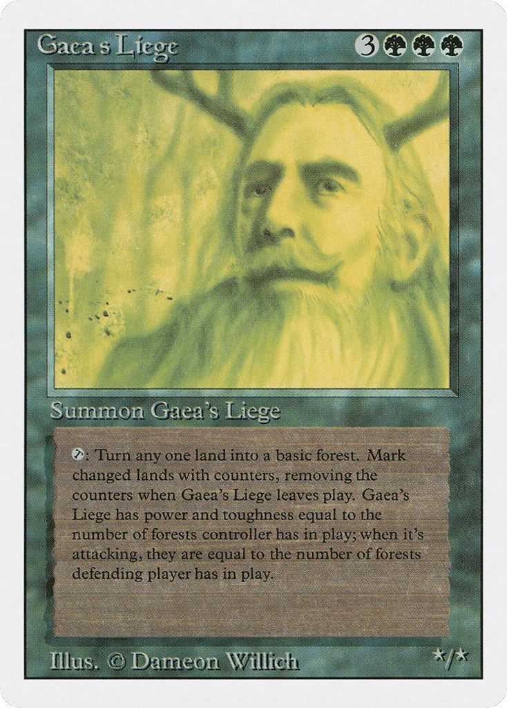 Gaea's Liege · Revised Edition