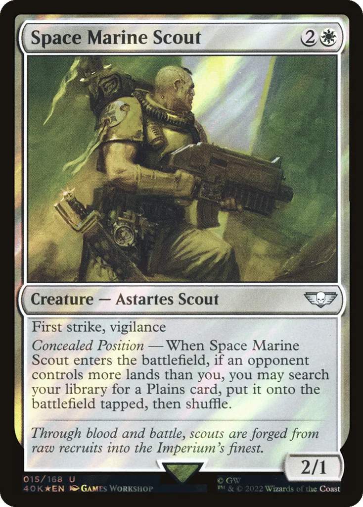 Space Marine Scout · Warhammer 40,000 Commander
