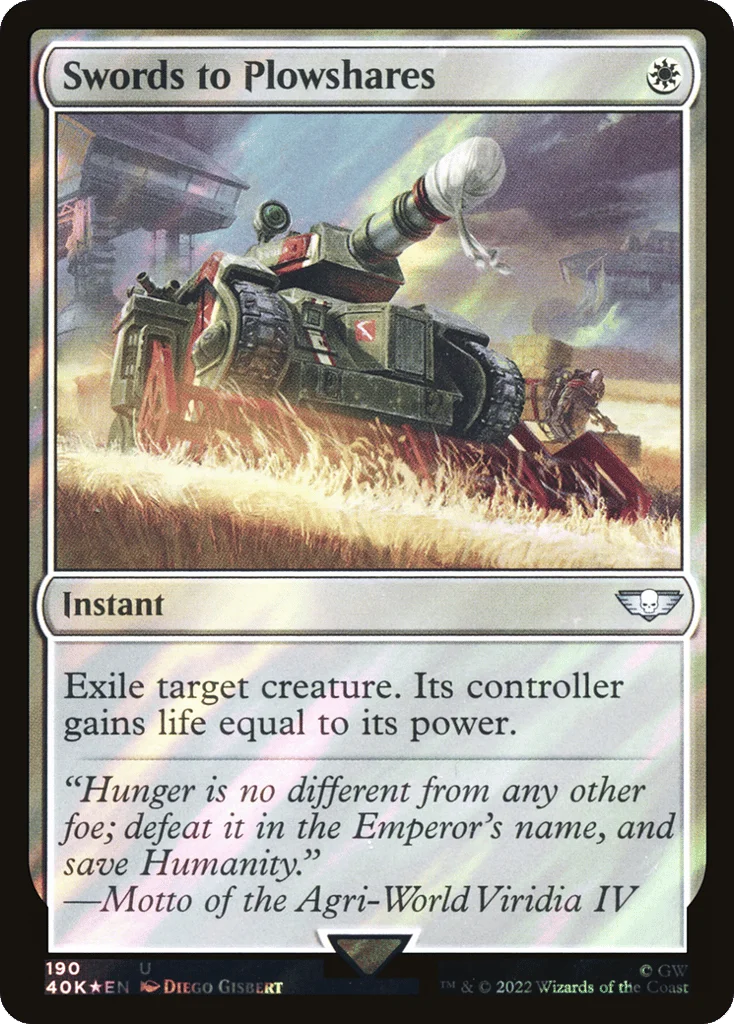 Swords to Plowshares · Warhammer 40,000 Commander