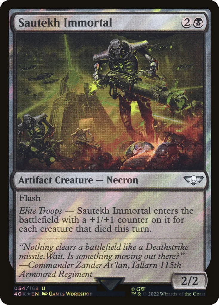 Sautekh Immortal · Warhammer 40,000 Commander