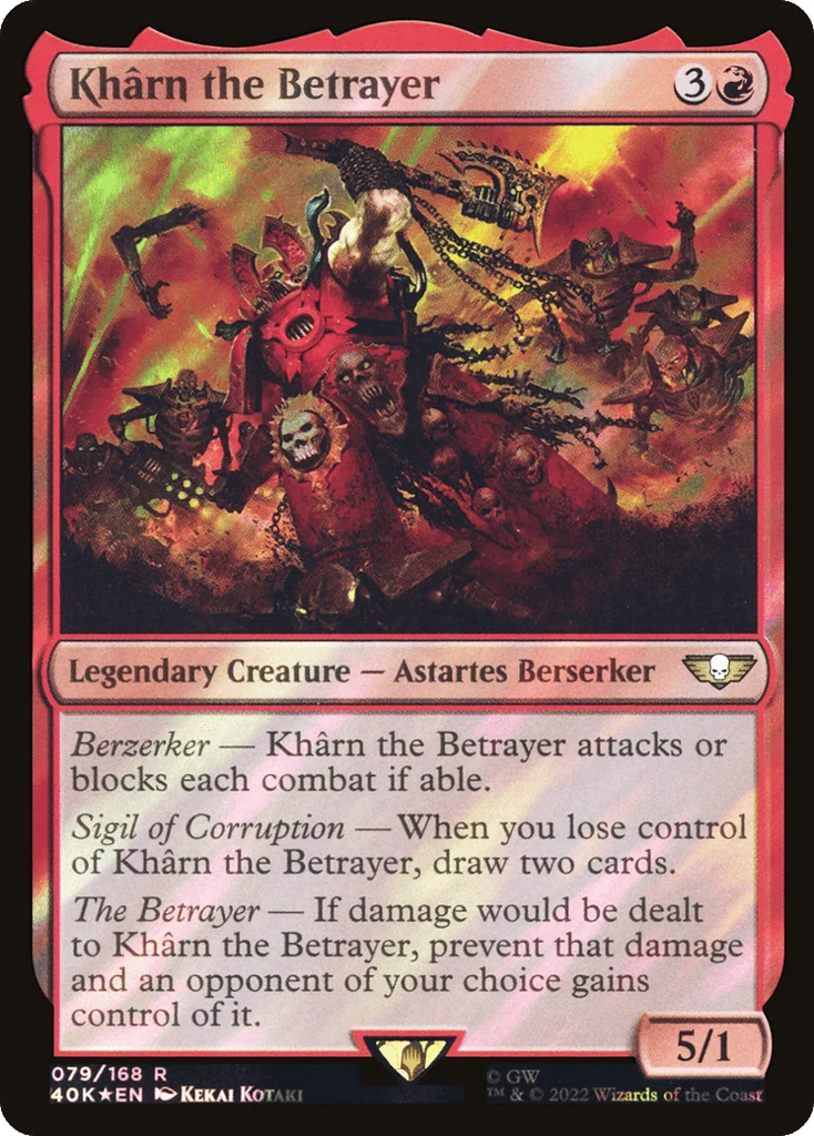Khârn the Betrayer · Warhammer 40,000 Commander