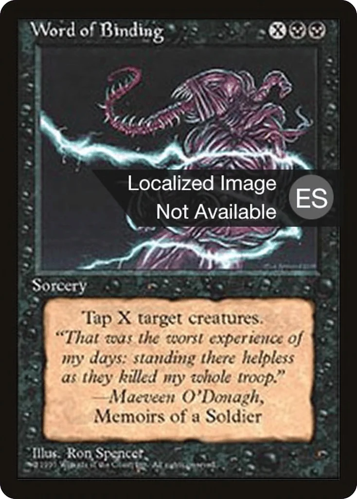 Word of Binding · Fourth Edition Foreign Black Border