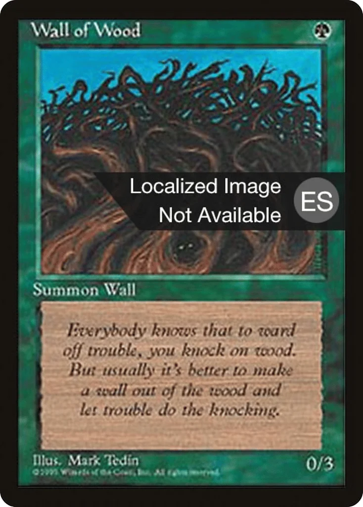 Wall of Wood · Fourth Edition Foreign Black Border