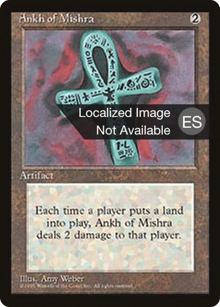 Ankh of Mishra · Fourth Edition Foreign Black Border