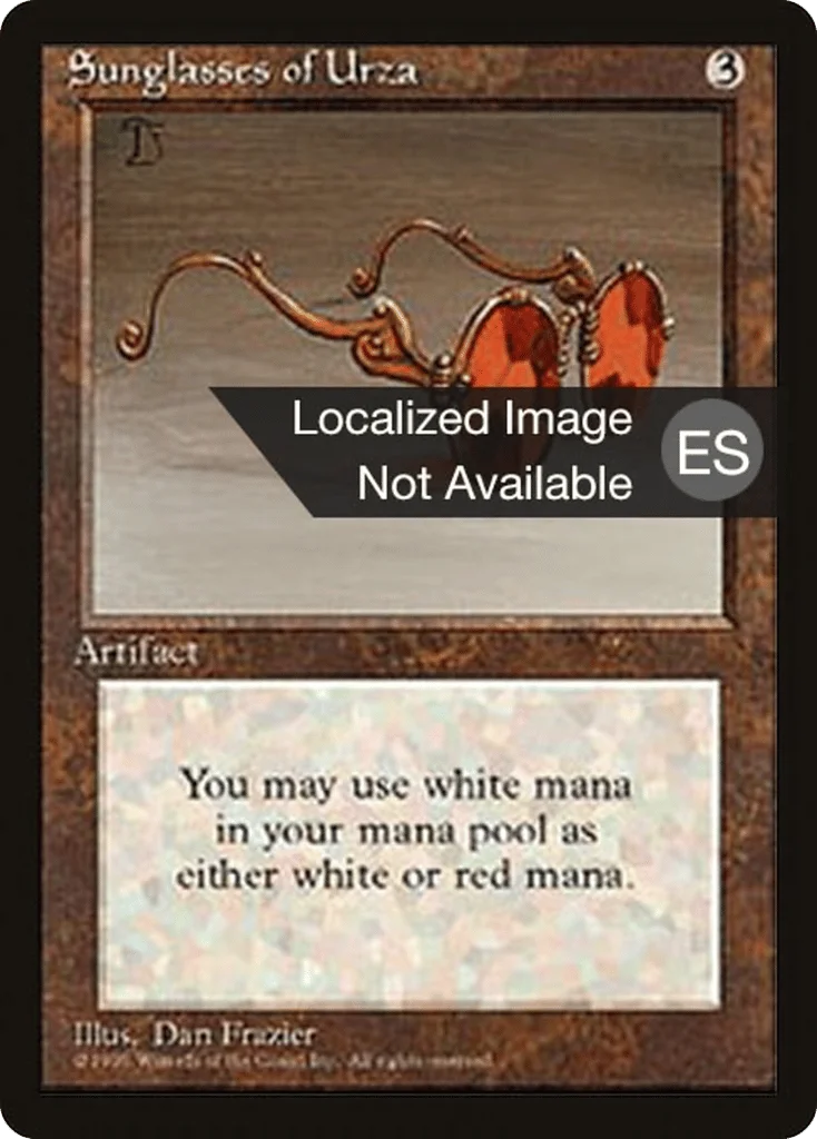 Sunglasses of Urza · Fourth Edition Foreign Black Border