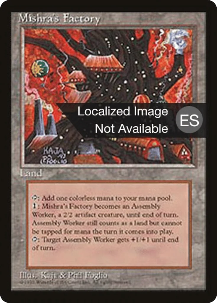 Mishra's Factory · Fourth Edition Foreign Black Border