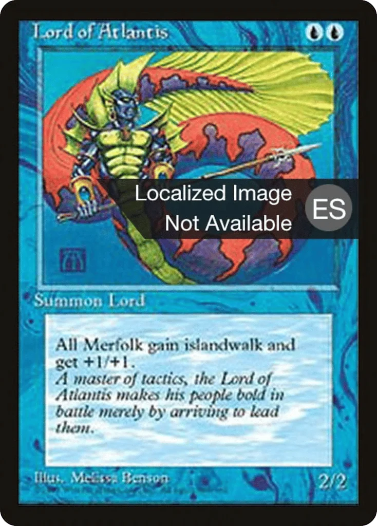 Lord of Atlantis · Fourth Edition Foreign Black Border