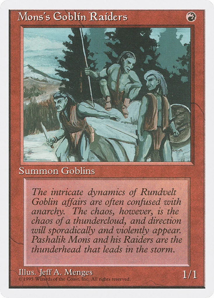 Mons's Goblin Raiders · Fourth Edition