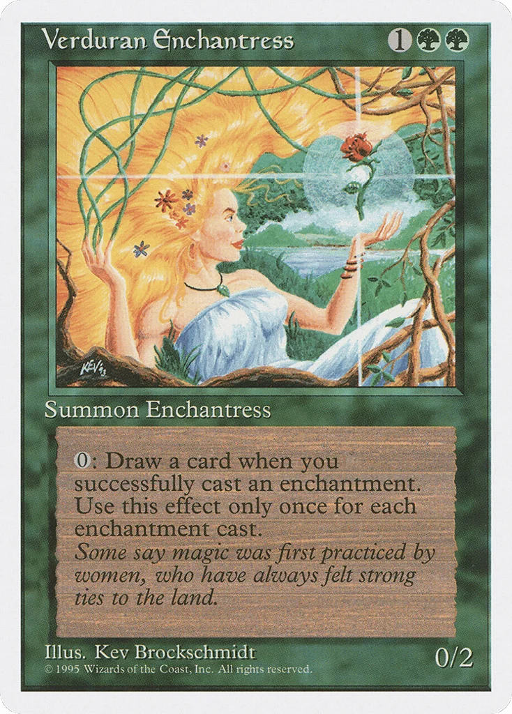 Verduran Enchantress · Fourth Edition