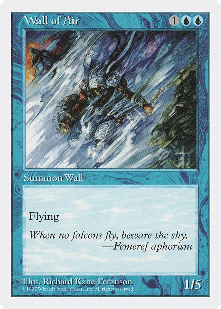 Wall of Air · Fifth Edition
