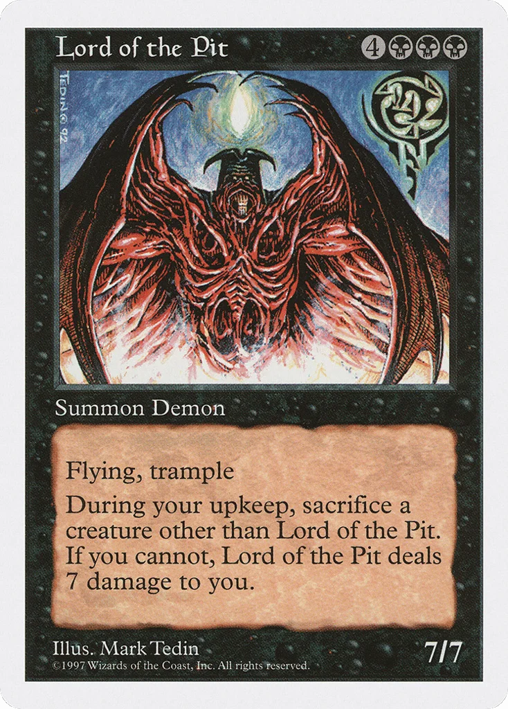 Lord of the Pit · Fifth Edition