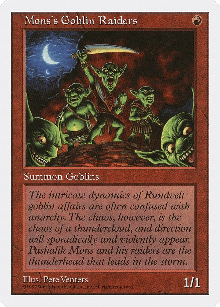 Mons's Goblin Raiders · Fifth Edition