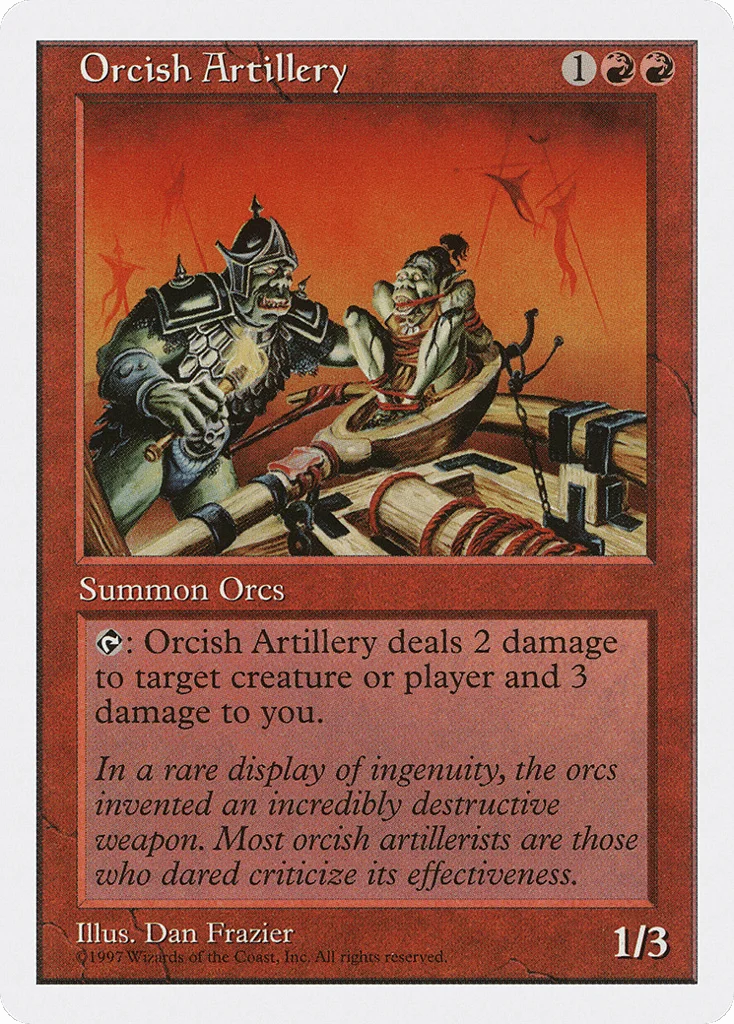Orcish Artillery · Fifth Edition