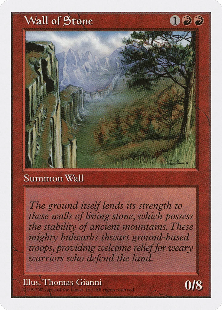 Wall of Stone · Fifth Edition