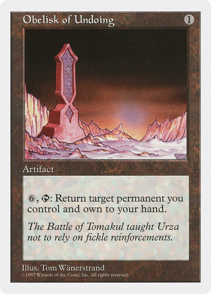 Obelisk of Undoing · Fifth Edition