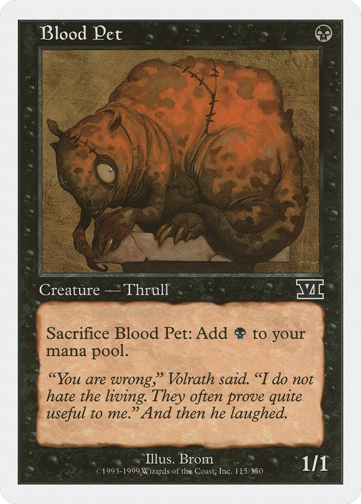 Blood Pet · Classic Sixth Edition