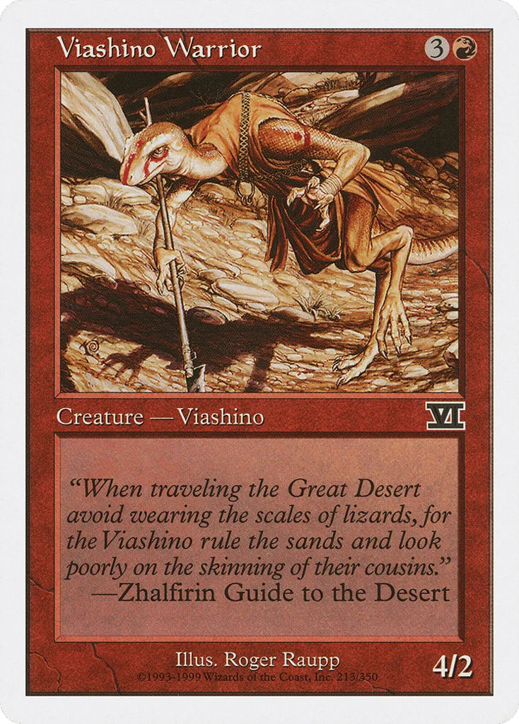 Viashino Warrior · Classic Sixth Edition