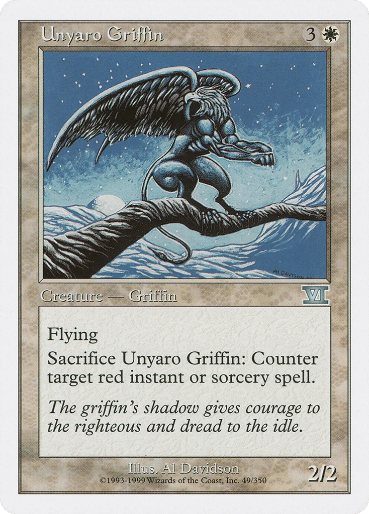 Unyaro Griffin · Classic Sixth Edition