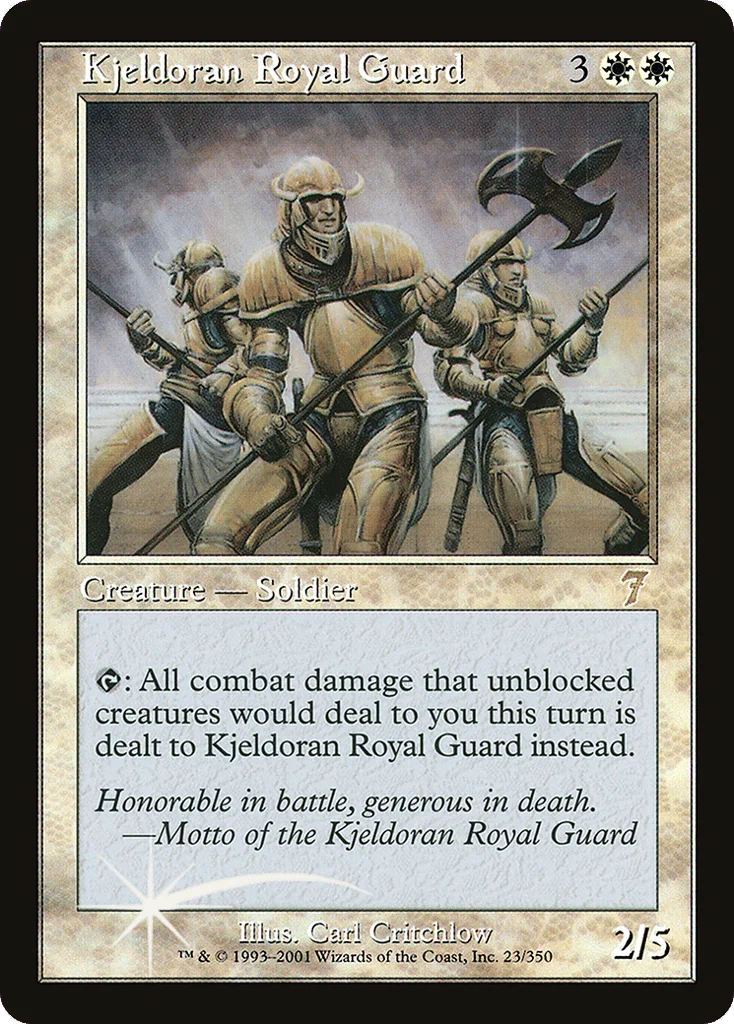 Kjeldoran Royal Guard · Seventh Edition