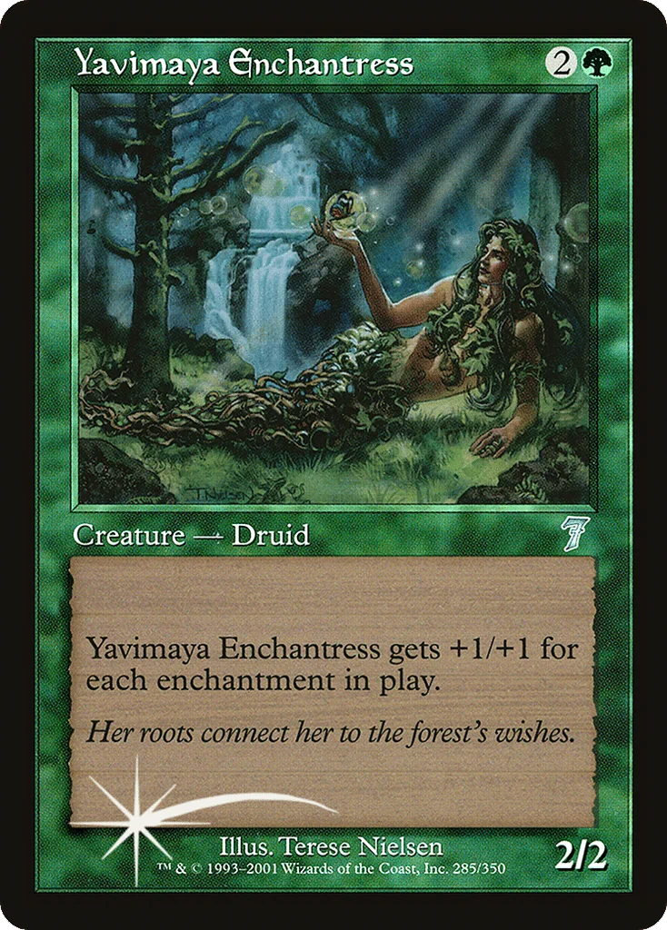 Yavimaya Enchantress · Seventh Edition